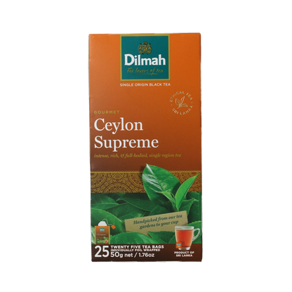 Dilmah Ceylon supreme classic 25 Zakjes