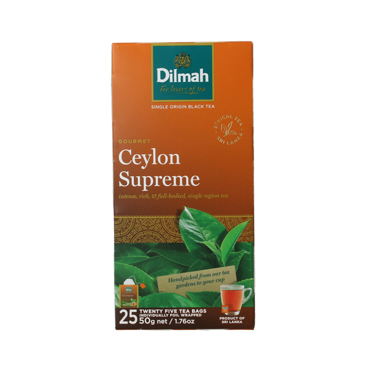Dilmah Ceylon supreme classic 25.00 Zakjes