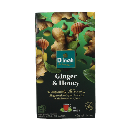 Dilmah Ginger & honey fun tea 20 Zakjes