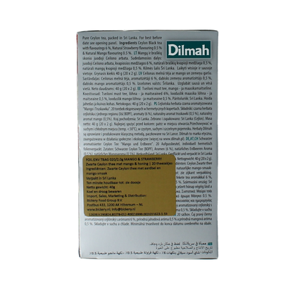 Dilmah Mango & strawberry fun tea 20 Zakjes