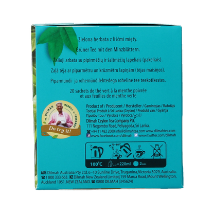 Dilmah Moroccan mint green tea selection 20 Zakjes