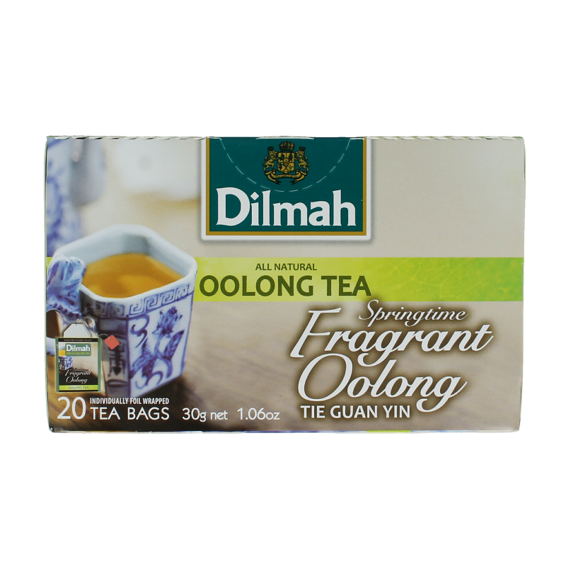 Dilmah Springtime fragrant oolong green tea 20 Zakjes