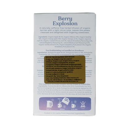 Dilmah Berry explosion  tea bio 20 Zakjes