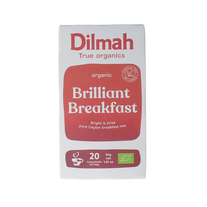 Dilmah Brilliant breakfast tea bio 20 Zakjes