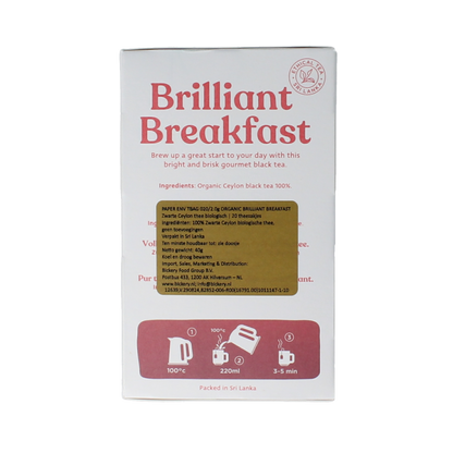 Dilmah Brilliant breakfast tea bio 20 Zakjes