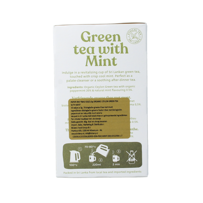 Dilmah Green tea with mint bio 20 Zakjes