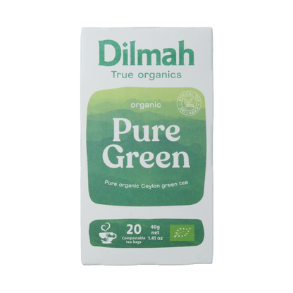 Dilmah Pure ceylon green tea bio 20 Zakjes