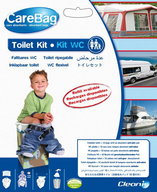 CareBag Meeneemtoilet opvouwbaar 1 Set