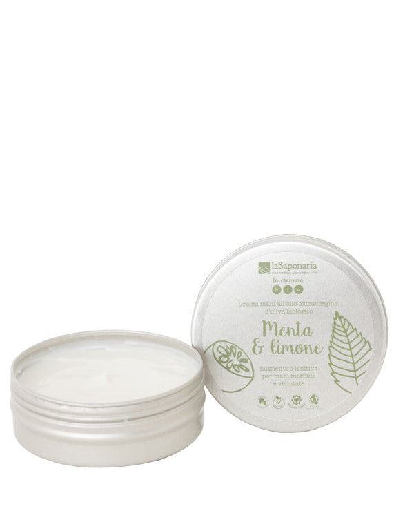 La Saponaria Handcreme mint & citroen 60 Milliliter