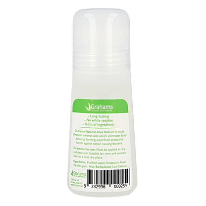 Grahams Deodorant mineral aloe 65 Milliliter