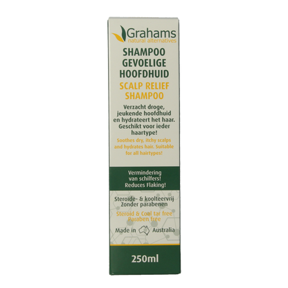 Grahams Shampoo gevoelige hoofdhuid 250 Milliliter