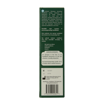 Grahams Shampoo gevoelige hoofdhuid 250 Milliliter