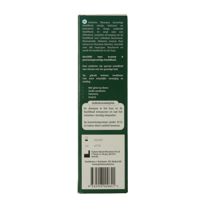 Grahams Shampoo gevoelige hoofdhuid 250.00 Milliliter