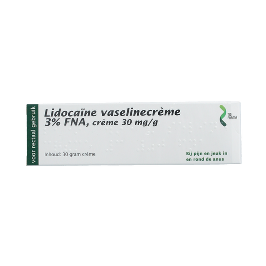 Diversen Lidocaine vaselinecreme 3% 5 x 30 gram 150.00 Gram