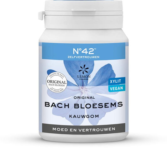 Bach Bloesem Kauwgom nr. 42 vertrouwen 60 Gram