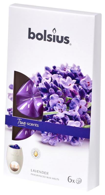 Bolsius True Scents waxmelts lavender  6 Stuks