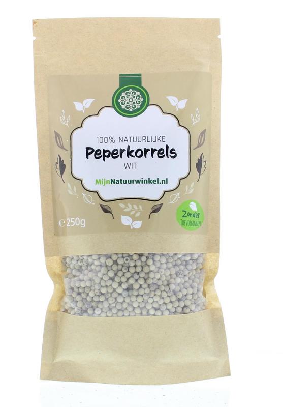 MijnNatuurwinkel Peperkorrels wit 250.00 Gram