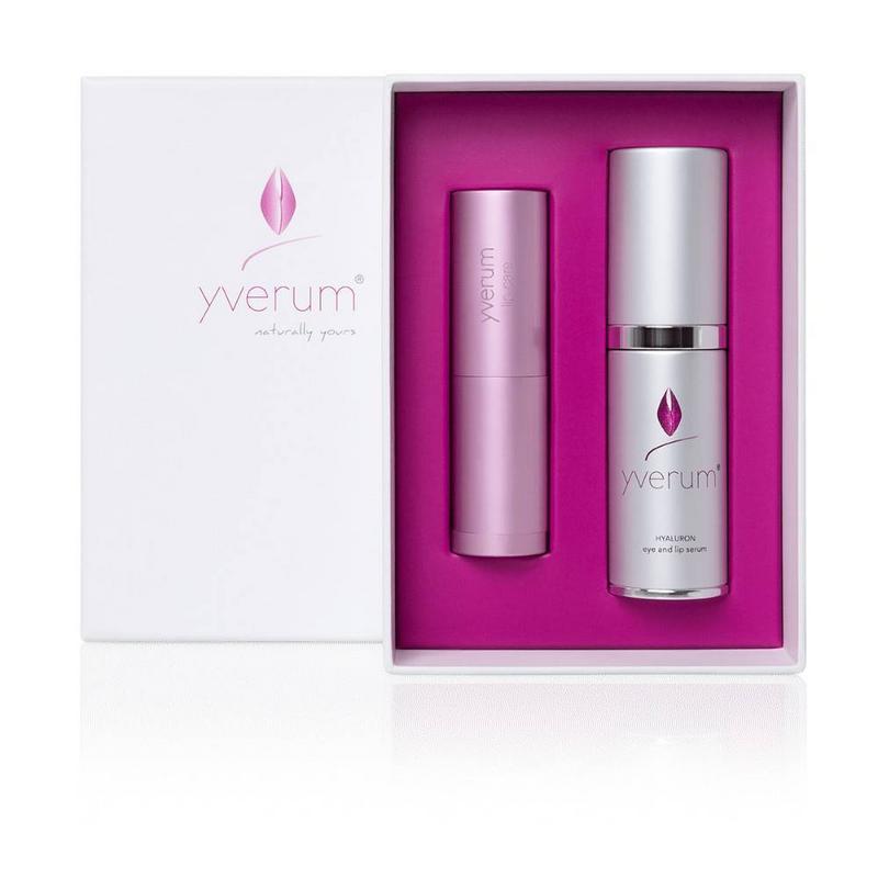 Yverum Giftset oog- en lipserum en lippenbalsem 1.00 Set