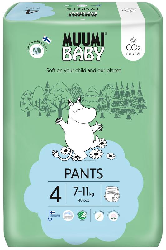 Muumi Baby Baby luierbroekje 4 7-11kg 40.00 Stuks