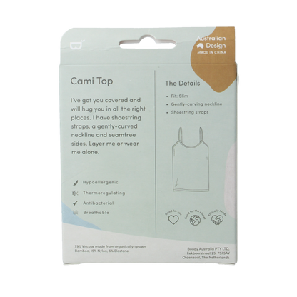 Boody  Cami top wit S 1 Stuks