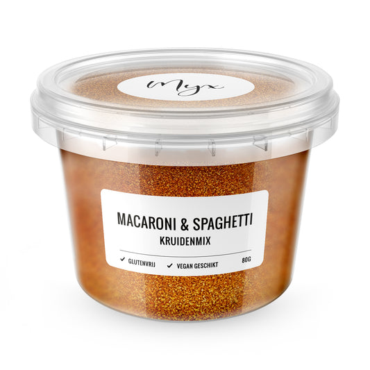 Myx Kruidenmix macaroni spaghetti glutenvrij 80.00 Gram