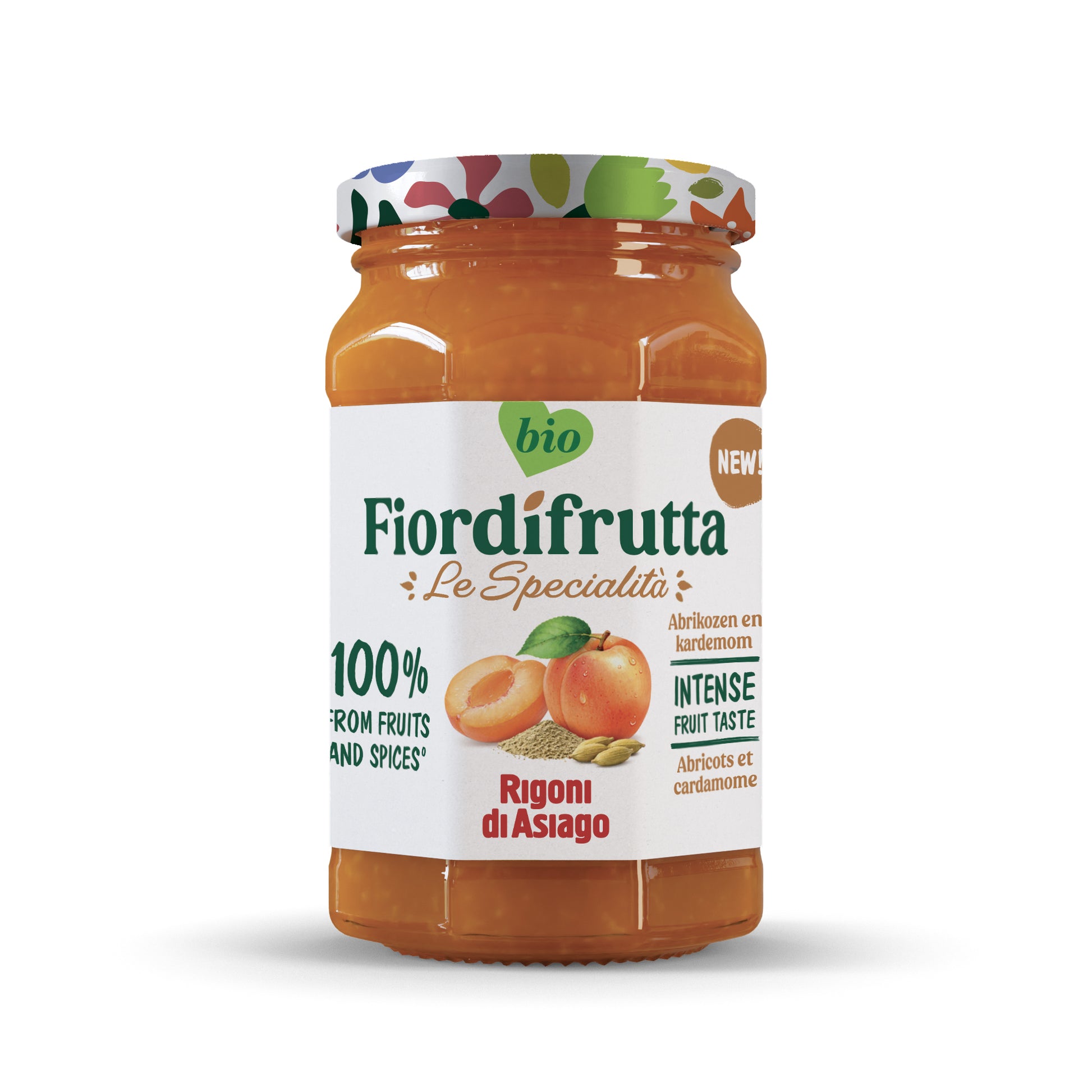 Fiordifrutta Abrikoos kardemom bio 250.00 Gram