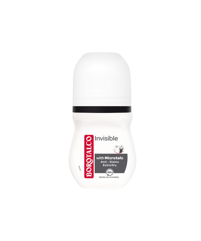 Borotalco Deodorant roller invisible 50 Milliliter