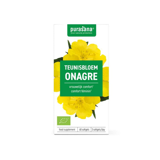 Purasana Teunisbloem bio 60 Softgels