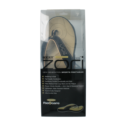 Zori Teenslippers zwart maat 7 38 2/3 tot 39 2/3  1 Paar