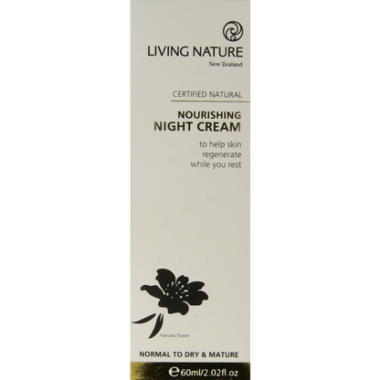 Living Nature Nachtcreme voedend 60 Milliliter