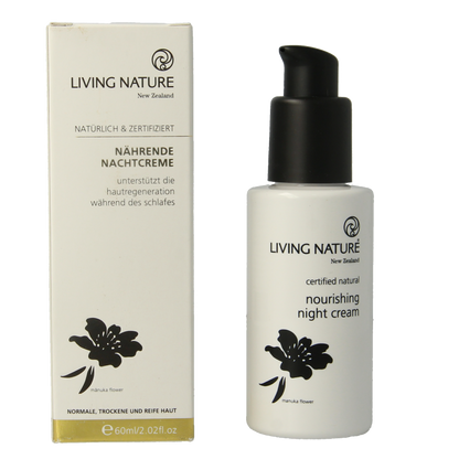 Living Nature Nachtcreme voedend 60 Milliliter