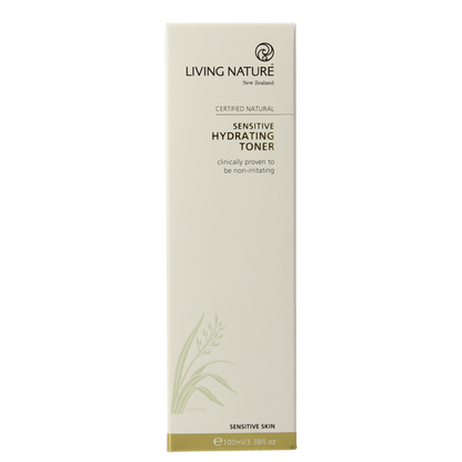 Living Nature Hydraterende tonic gel gevoelige huid 100.00 Milliliter