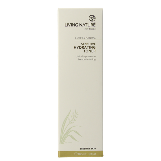 Living Nature Hydraterende tonic gel gevoelige huid 100.00 Milliliter