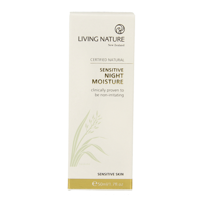 Living Nature Nachtcreme gevoelige huid 50.00 Milliliter