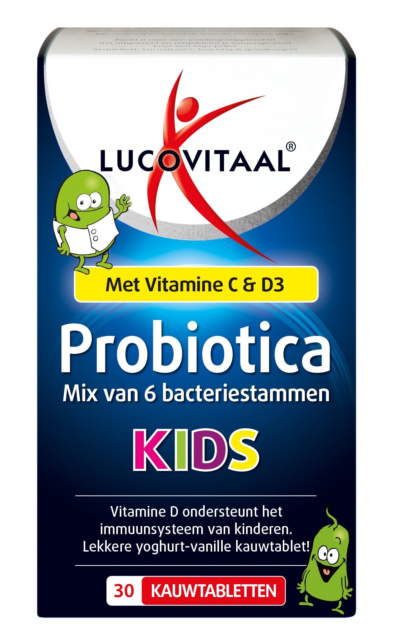 Lucovitaal Probiotica kids 30.00 Kauwtabletten