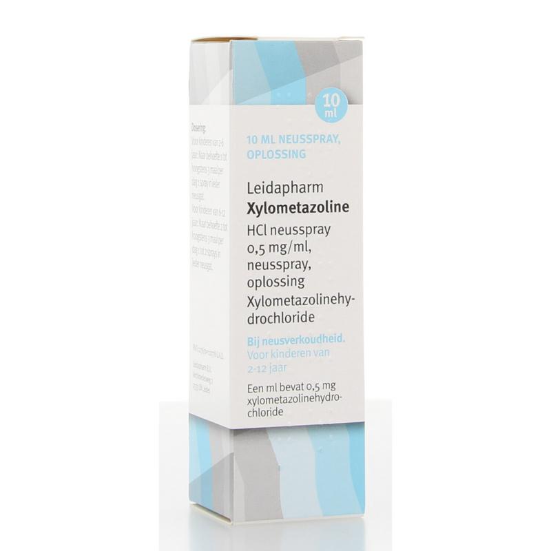 Leidapharm Xylometazoline HCl neusspray 0.5mg kind 10.00 Milliliter