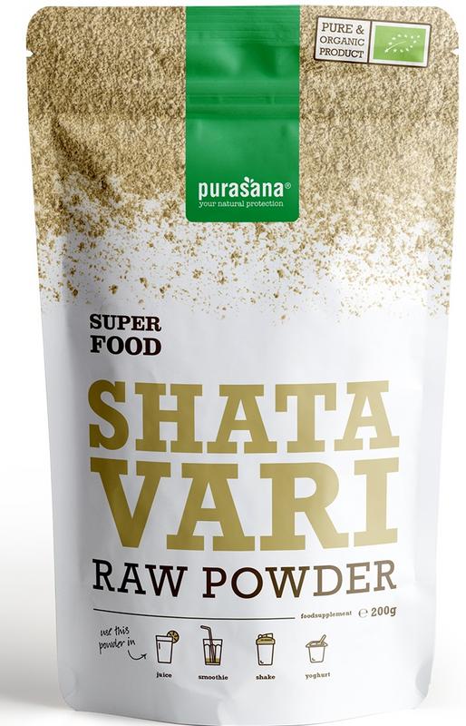 Purasana Shatavari poeder vegan bio 200 Gram