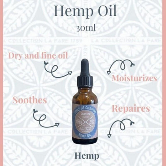La Fare 1789 Natural organic hemp oil 30.00 Milliliter