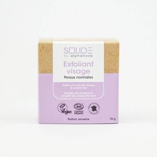 Alphanova Solide Exfoliating bar bio almond jojoba scrub 70 Gram