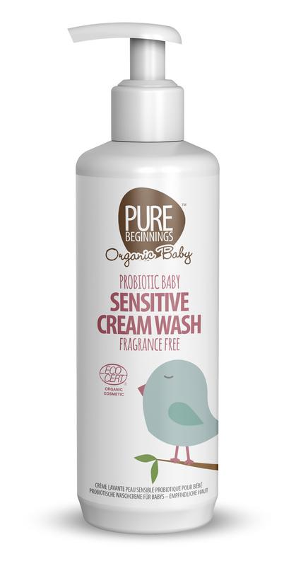Pure Beginnings Probiotic baby sensitive cream wash 250 Milliliter
