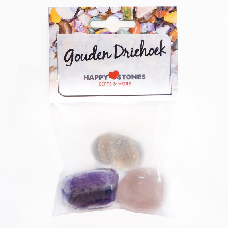 Happy Stones Gouden driehoek 3.00 Stuks