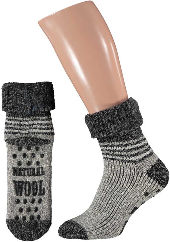 Apollo Slofsok grijs motief 43-46 1.00 Paar