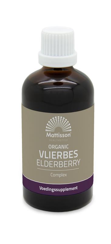 Mattisson Organic vlierbes complex tinctuur bio 100 Milliliter