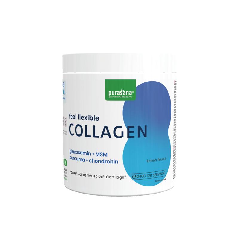 Purasana Feel flexible collageen MSM kurkuma glucosamine 240 Gram