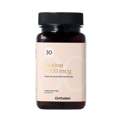 Ortholon Biotine 5000 mcg 60.00 Capsules