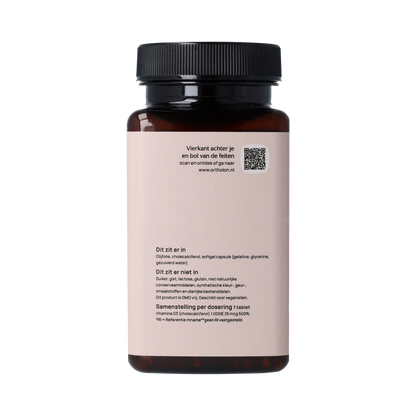 Ortholon Vitamine D3 - 25mcg 300.00 Softgels