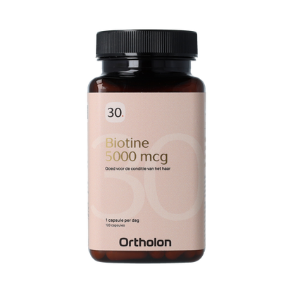 Ortholon Biotine 5000 mcg 120.00 Capsules