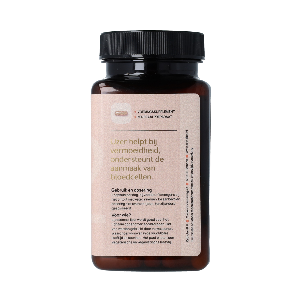 Ortholon IJzer Liposomaal 100.00 Capsules
