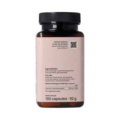 Ortholon Vitamine C Zuurvrij 100.00 Capsules