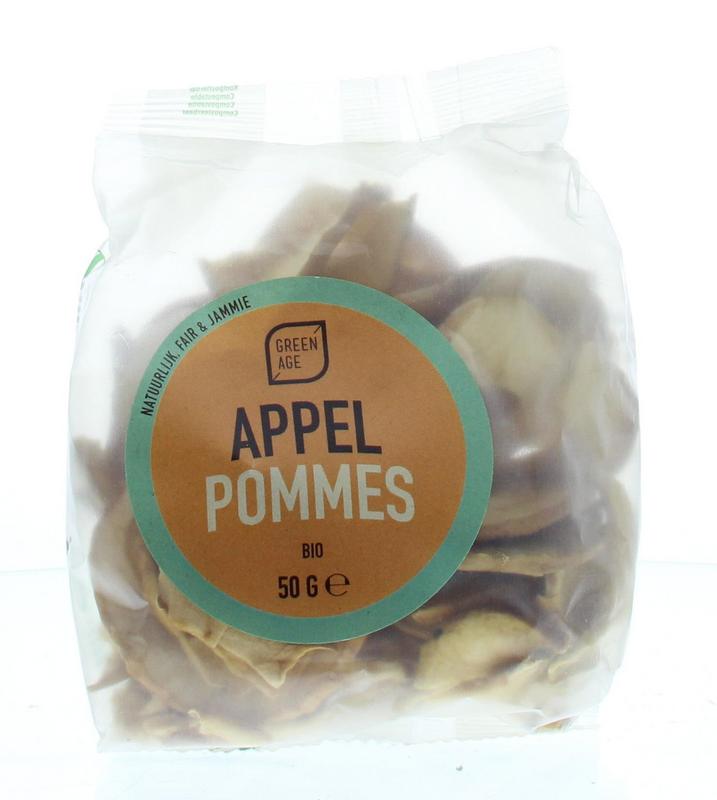 Greenage Appel chips bio 50.00 Gram